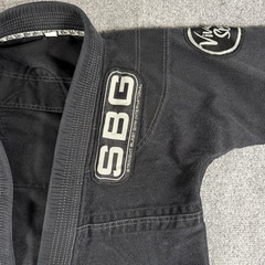 SBG Gi Jacket Kids C3 Black Kimono Brazilian Jiu-Jitsu Youth Cotton Blend