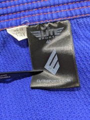 Elite Sports BJJ Gi Jacket Mens Small A1 Blue Kimono Brazilian Jiu Jitsu MMA