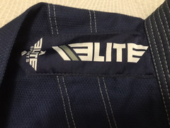 Elite Sports Jiu Jitsu MMA Karate Size C1 Youth Blue Top Short Sleeve Training
