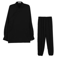 Women Chinese Traditional Cotton Linen Tai Chi Practice Martial Art Uniform Set