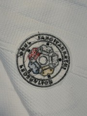 Judo IJF 3”quality embroidery high stitch count by sewing into your GI fabric