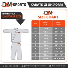 DXM Karate Uniform Lightweight Karate Training Kids Adults Karate Gi Suit w/Belt