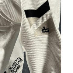 Hyperfly Grappling Kimono Kids Junior 5 White Cotton Pearl Weave BJJ Gi Jacket