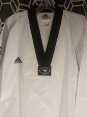 Adidas Uniform Taekwondo Unisex,Marital Arts .Set..Sz,XXl 180 Cm Color, W/B.