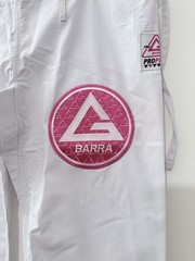 NEW Storm Kimonos Equipe GB F2 White Pink BJJ Gi Pants Gracie Barra Women