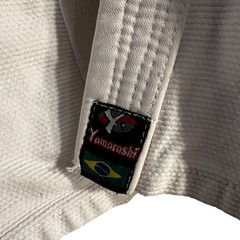 Yamarashi BJJ Brazilian Jiu Jitsu Ivory Tech Kimono Jacket Adult White