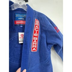 Gracie Barra Equipe GB Jiu-Jitsu Gi Kimono Jacket Blue Kids Size A4 Martial Arts