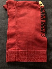 Tom Vo’s Taekwondo Red Uniform Costume Top & Pants Size 000 120 cm Small