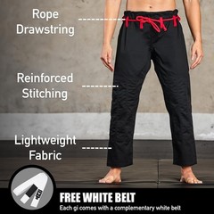 Ultra-Light Women’s BJJ GI – IBJJF Jiu-Jitsu GI for Girls and women See Speci…