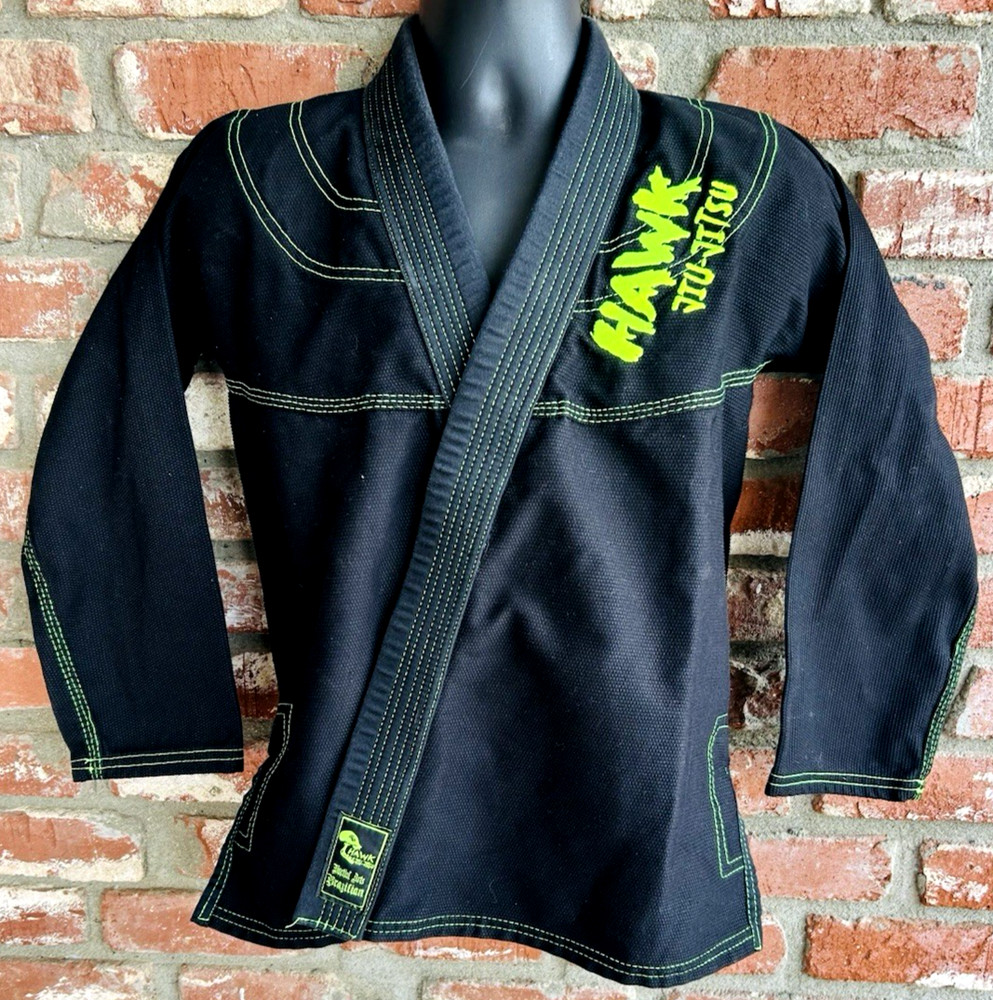 Hawk Sports Jiu Jitsu Kids Jacket Brazilian Jiu Jitsu Gi K4 MMA Stitch