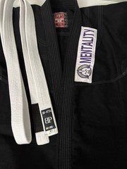 Breakpoint BJJ Gi Black Size A0 Mentality Patch Brazilian Jiu Jitsu Uniform