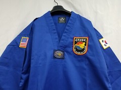 TAE KWON DO MARTIAL ARTS Supply UNIFORM SHIRT Blue size 4 180c