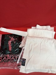 PRO FORCE WHITE KARATE UNIFORM GI LITE WEIGHT Adult SIZE 5 (top & bottom)