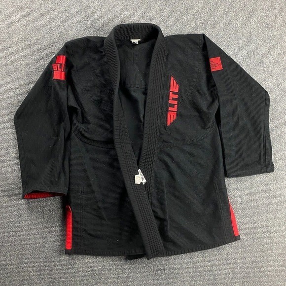 Elite Gi Adults C2 Black Martial Arts Uniform Top BBJ Polyester Blend