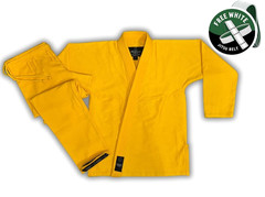 Worios Lightweight Pro 2.0 Brazillian Jiu-Jitsu Gi Yellow Adults Pre-Shrink