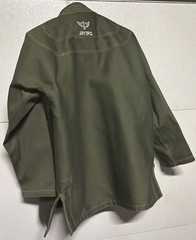 Jayefo Brazilian JiuJitsu Gi Size A-1 Olive Green Used Top & Bottom Set Training