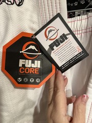 FUJI 7016-W6 – IBJJF Uniform, Pink/White, Size WC1