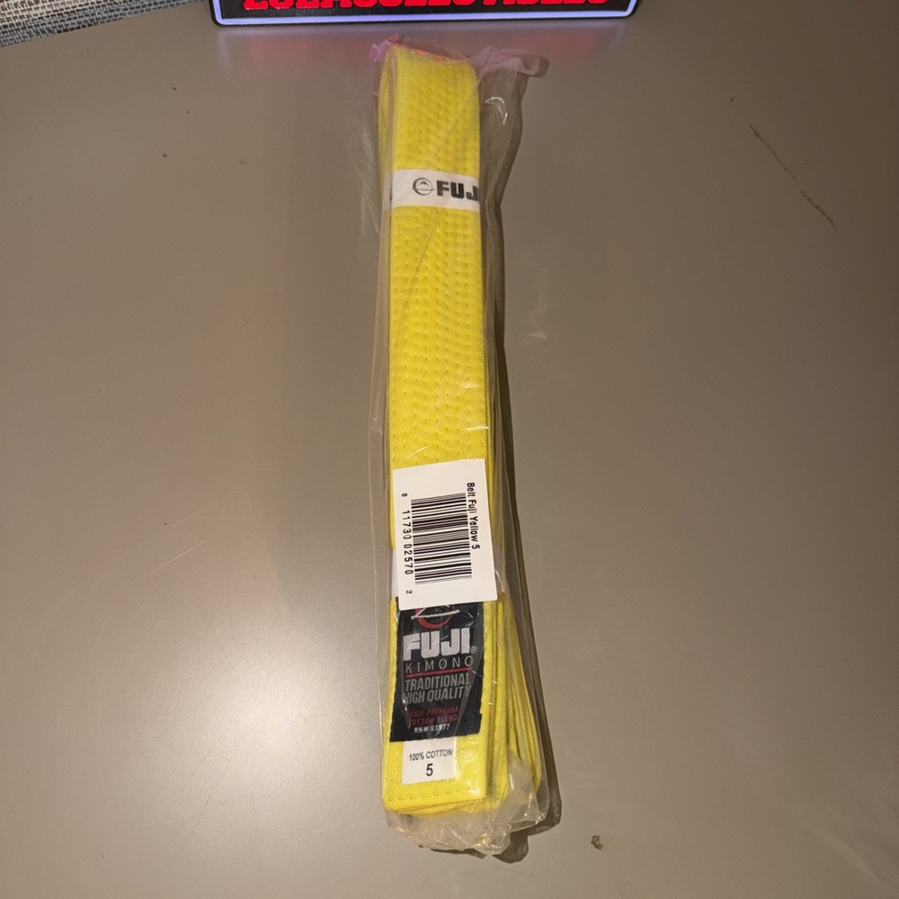 Fuji Kimono Jiu Jitsu Belt – Judo – Yellow – (83977) Size 5