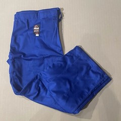 Fuji Judo Gi Pants Blue Double Weave Jiu Jitsu BJJ Karate Various Sizes New
