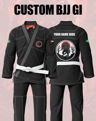 Custom Brazilian Jiu Jitsu Gi BJJ Kimono Pearl Weave Training Uniform All Sizes