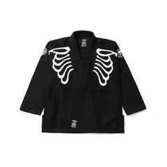 Broken Bones Style BJJ Gi Black Brazilian Jiu Jitsu Kimono