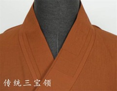 Buddhist Shaolin Monk Robe Full Set Linen Kung Fu Suit Meditation Uniforms