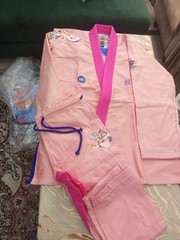 Albino & Preto BJJ Gi Year of the Dragon Noreen Peach Jiu Jitsu Kimono 450GSM