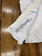 Koral Fight Co Kimono Men’s A3 White Brazilian Jiu-Jitsu Martial Arts Uniform