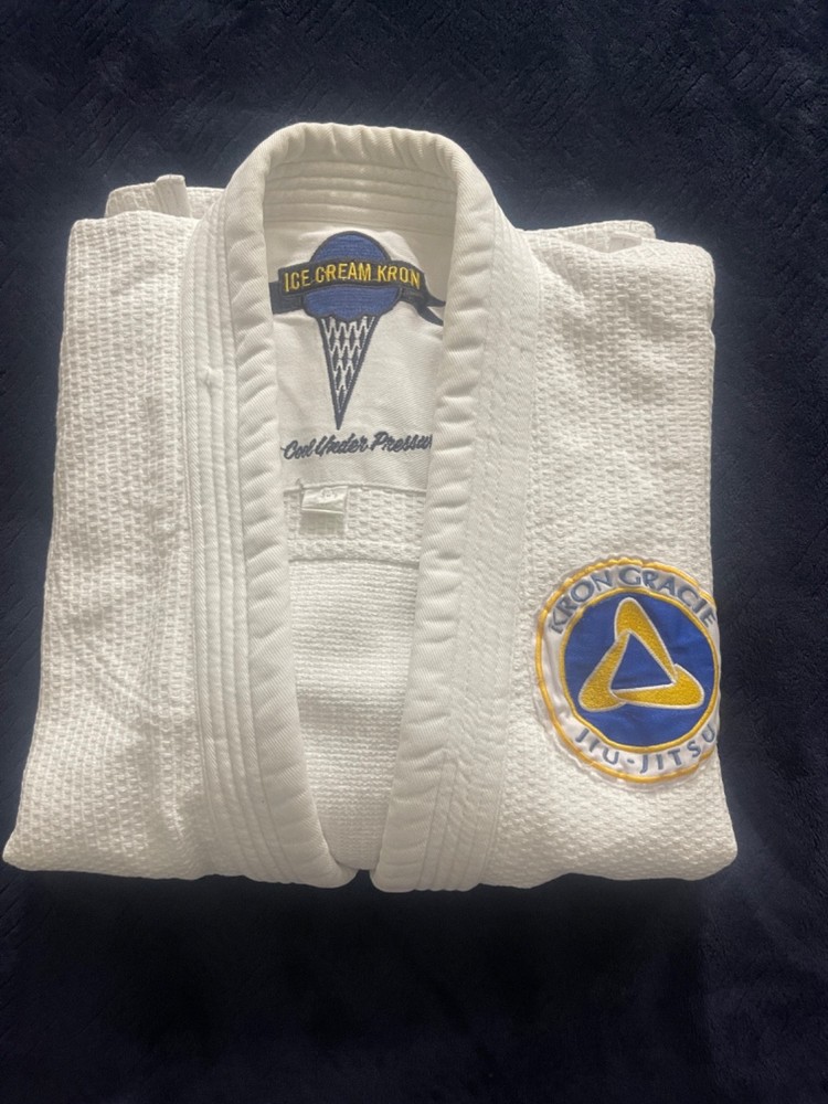 Used Kron Gracie Gi Top (ONLY) Size A-1 by Ice Cream Kron