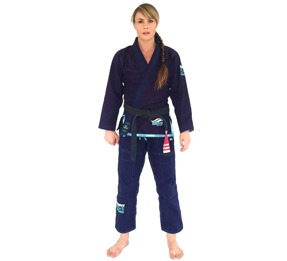 Fuji Suparaito Super Lightweight Womens Brazilian Jiu-Jitsu BJJ Gi – Navy Blue