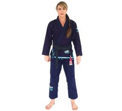 Fuji Suparaito Super Lightweight Womens Brazilian Jiu-Jitsu BJJ Gi – Navy Blue