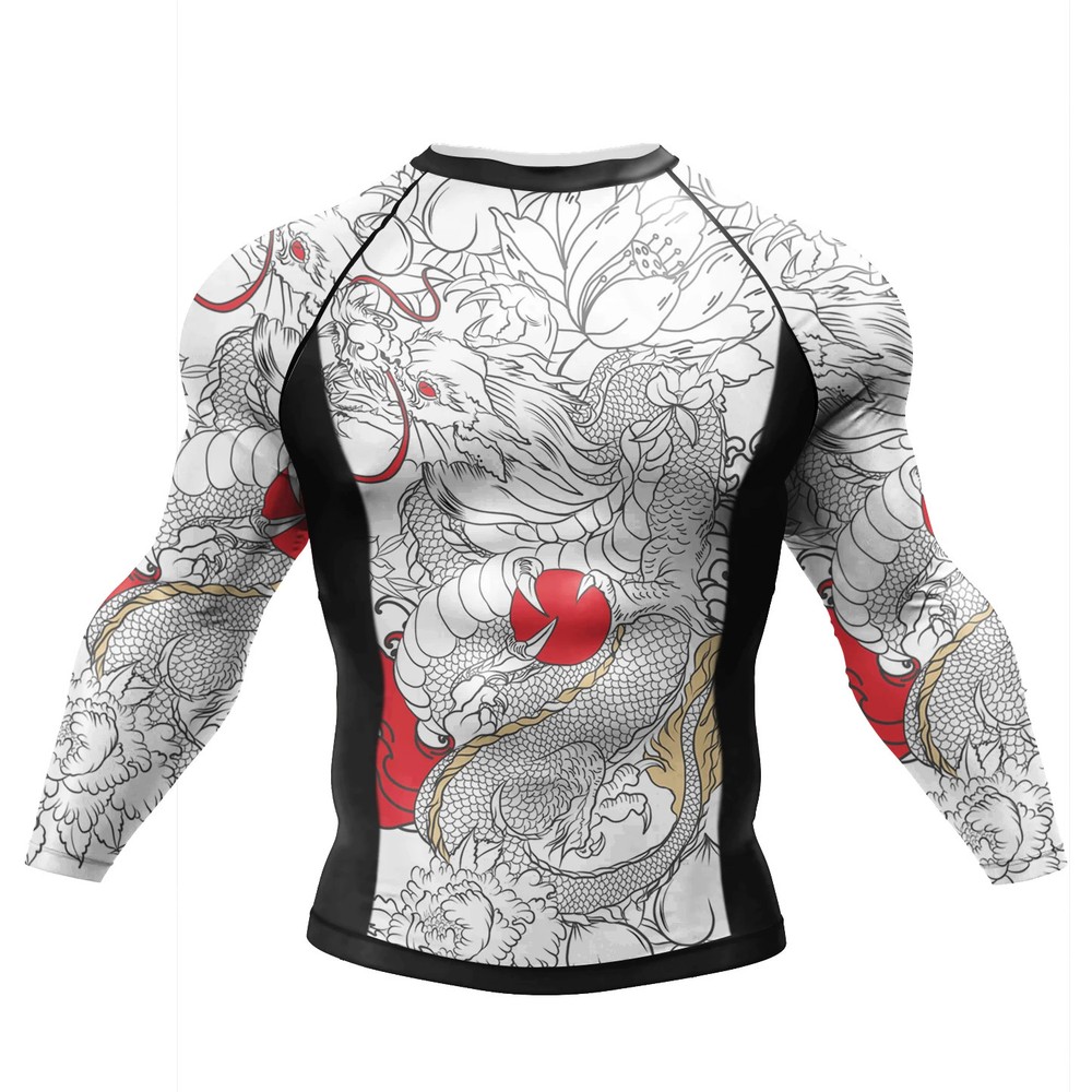 Men MMA Tracksuit Rashguard Jiu Jitsu BJJ Boxing Muay Thai Set