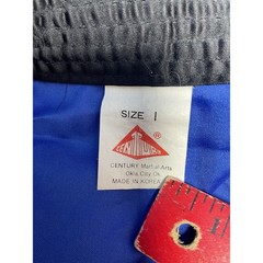 Shiny Blue Long Sleeve Gi Century Martial Arts Child 1 See Pics Measurements