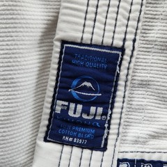 Fuji Suparaito BJJ Gi Jacket Youth C3 White Kimono Jiu-Jitsu Top Only Kids