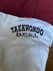 Lecaf Spirt Korea Taekwondo Uniform Shirt Youth Size 1 130Cm) White