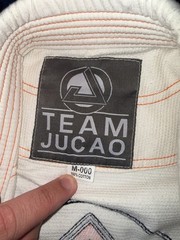 Team Juaco BJJ Gi Size M000 White Brazilian Jiu Jitsu MMA Training Uniform