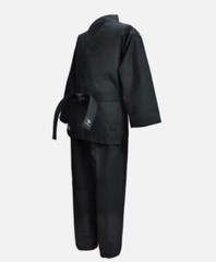 Moospo Taekwondo Open-Style Black Dobok Uniform Women Men
