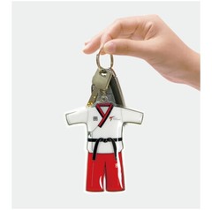 MOOTO Poomsae Uniform Key Chain Martial Arts Accessory Keyring Key Holder