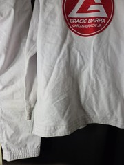 Gracie Barra Equipe Edition BJJ Jiu-Jitsu Gi White Uniform Set A0 Pants & Jacket