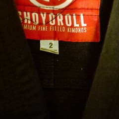 Shoyoroll Competitor Premium Fine Fitted Kimonos Jiu Jitsu Gi Black Size A2