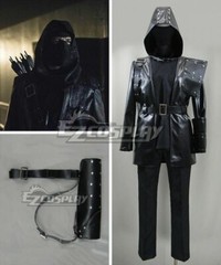 Green Arrow League of Assassins Dark Archer Malcolm Merlyn Leather Cosplay ！’