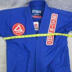 Gracie Barra Equipe Jiu Jitsu Gi Youth Jacket Blue BJJ Active Kimono Jacket Y4