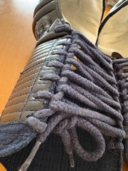 Japanese Kendo Kote Gloves Armor Navy Blue Size L Traditional