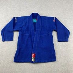 Koral Fight Co BJJ Gi Jacket Size M2 Blue Heavyweight Performance Utility Cotton