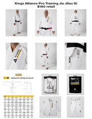 Kingz Jiu Jitsu Gi- White A00