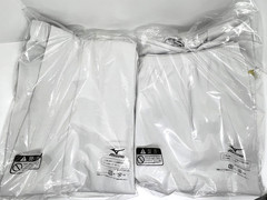 Mizuno Sauna suits Weight loss wear top and bottom set SilverGray MSS-SET