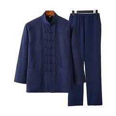 Chinese Martial Arts Suit – Kung Fu Uniforms Long Sleeve Shirt and Pant