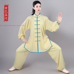 Women Men’s Chinese Traditional Tai Chi Uniforms Cotton Kung Fu Clothing Suits