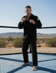 BJJ Gi Pants Brazilian Jiu Jitsu Kimono 350gsm 10oz Rip Stop Black A1-A4