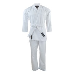DXM Kids Karate Gi Poly Cotton Preshrunk Karate Martial Arts Uniform w/FREE Belt